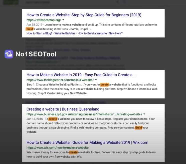 What is SEO and How Does it Work example synonym result